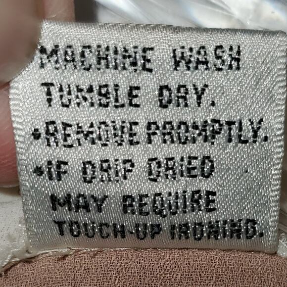 Liz Roberts Women's Tan & Cream Pleaded Elastic Waist Midi Retro Dress Size 14 - Picture 7 of 7